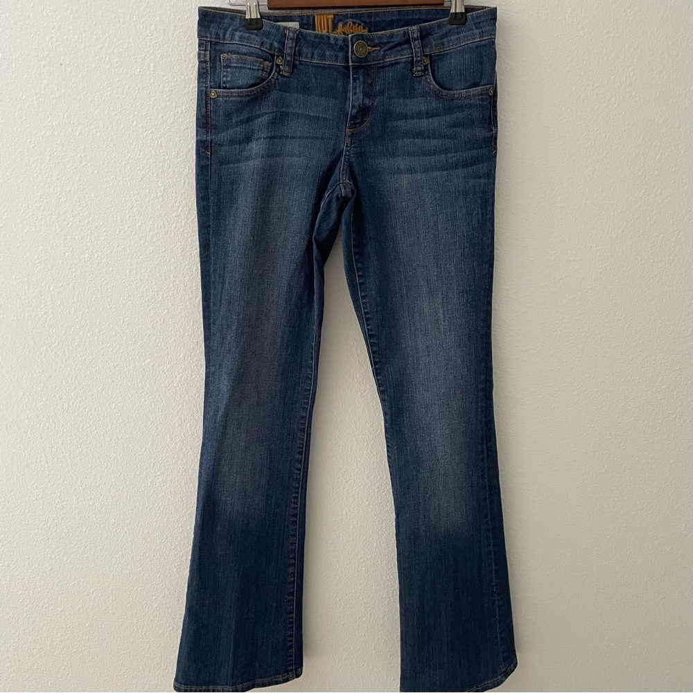 KUT FROM THE KLOTH Jeans Felicia Baby Bootcut Size 4 Blue Stretch Womens